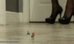 Unaware Teacher Indica Jane Stomps On Shrunken Students (SD 720p WMV)