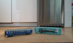 Evil New Rock Boots crush and destroy collectible vintage Märklin model train wagon for fun