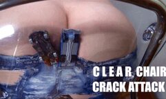 CLEAR CHAIR CRACK ATTACK TOY CAR CRUSH by GIANTESS hairy Italian girl : 1 Hot Wheels car crush, + 2 cars crushed in ripped jeans, ass crack on TRANSPARENT seat * SMALL SCREEN 640p SD wmv