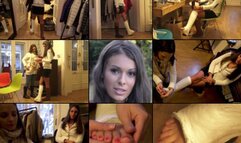 Lia SLWC Hanging Out at the Boutique with Foot Massage (in HD 1920 X 1080)