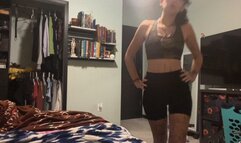 Sweaty feet from running