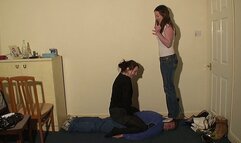 Rebecca Lots Of Shoes Head Trampling