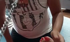 Köleme çorap giydirme e?itimi veriyorum