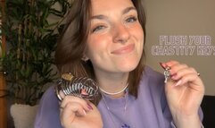 Forever Locked Up - Flush Your Chastity Keys