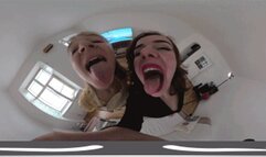 VR 360 - Found And Eaten By A Maid and Her Employee