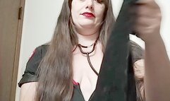 ASMR leather gloves and surgical gloves nurse tease