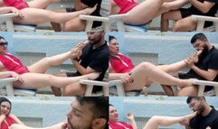 FIRST TIME OF THE BOY SUCKING FEET - LETICIA MILLER & LUCAS (SLAVE BOY) EXCLUSIVE LM VIDEOS AUGUST 2023 - CLIP FULL VERSION