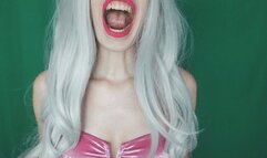 Admire my beautiful teeth --