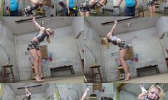 Naughty Blonde in Boots gets a Cruel Strappado bound orgasms (MP4 SD 3500kbps)