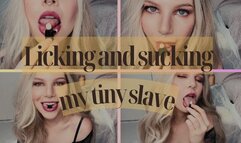 Licking and sucking my tiny submissive slave 1080p