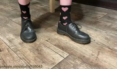 Burger crush with My everyday Dr Martens shoes