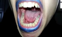 Yawning bad breath uvula