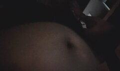 HD Milf muffintop under Giantesses Big bloated bouncy belly midnight walk belly button fingering