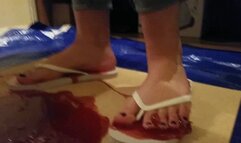 Jade Bunniii Sticky Flip Flop Prank Gone Wrong