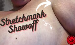 Stretch Mark Showoff - CurvyRedhead - MP4 1920x1080
