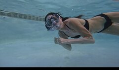 Ally and the snorkel