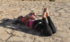 Maya Homerton - Outdoor Escape Challenge for the spanish Bondage Beauty - Part 3 wmv SD