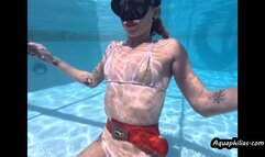 Aquaphilias- Mya Pleasure - Breath hold Orgasm Chronicles- I love to hold my breath as long as I can until i cum over and over