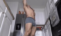 Tony in the kitchen foot joi