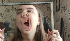 Deform face on glass