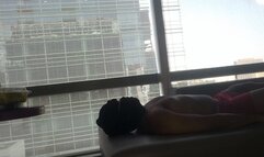 Farting on my sub while eat