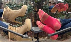 Pink Socks 65% Soiled