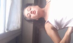 MY NEIGHBOR SHRUNK AND I STOMP ON HIM WITH MY DIRTY FEET