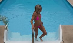 3 Lesbian fun in the Pool