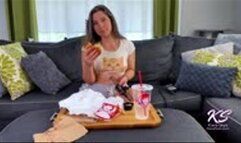 Wendy's Crispy Fish Sandwich Meal - Chewing, Digestion, and Burping