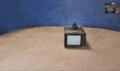 Small Color TV meets my strong Thermo Wellies