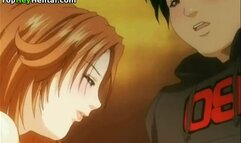 Busty lady pleases college guy