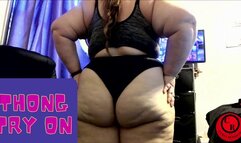 Thong Try On - CurvyRedhead - MP4 1920x1080