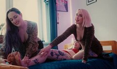 Bound Tickling by Two Dommes HD