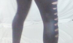 Mesh thong ass worship tease