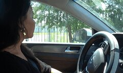 Fast driving and hard gas on the car c