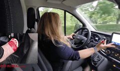 Mila - No mercy pedal pumping in Berkemann mules (view01)