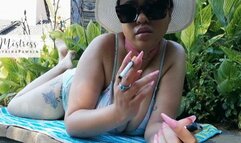 Mistress Catrina Pawsin making you my little ashtray - findom