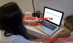 my sissy cleaning my soles while doing secretarial work clip full