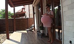 Mega pregnant belly Lusy (1920x1080 HD) AVI