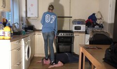 Head & Hands Trampled Under Chelsea's Mary Janes