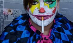 clown baby smoking and pop more balloons