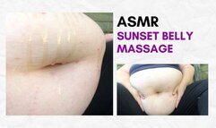 SSBBW belly massage at sunset ASMR 1080
