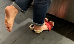 Dipping Wooden Clogs Shoeplay In the Kitchen 1