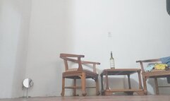 Mia Soles Footjob Goddess playing with her dildo in leather and kiara heels