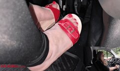 Mila - No mercy pedal pumping in Berkemann mules (view02)