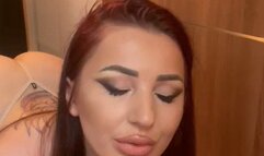 Sucking this perfect Alpha cock of yours is turning me on so much