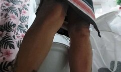 Mkv Pushing Moaning Toilet fetish spycam Giantess unaware smoking belly rubbing moaning while going to the toilet Toilet Sounds