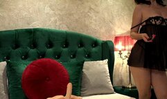 Making my cuck hubby watch how I fuck the big cock he sent me as a surprise while he was away