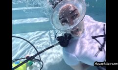 Aquaphilias- Irene Silver SCUBA Domme in stress This is what happens when you tie up a Domme Underwater