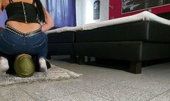 My jeans ass in the slave face